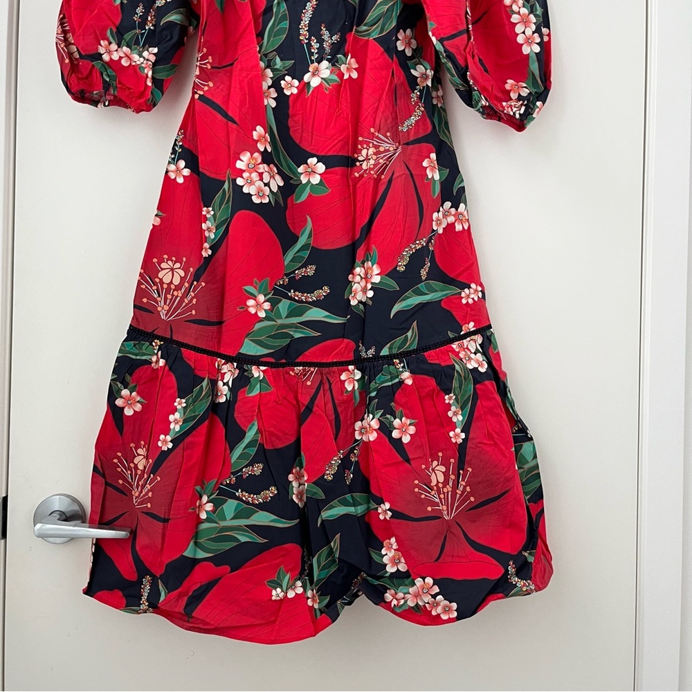 NWT Farm Rio x Anthropologie Jamila Midi Dress XS - Picture 6 of 16